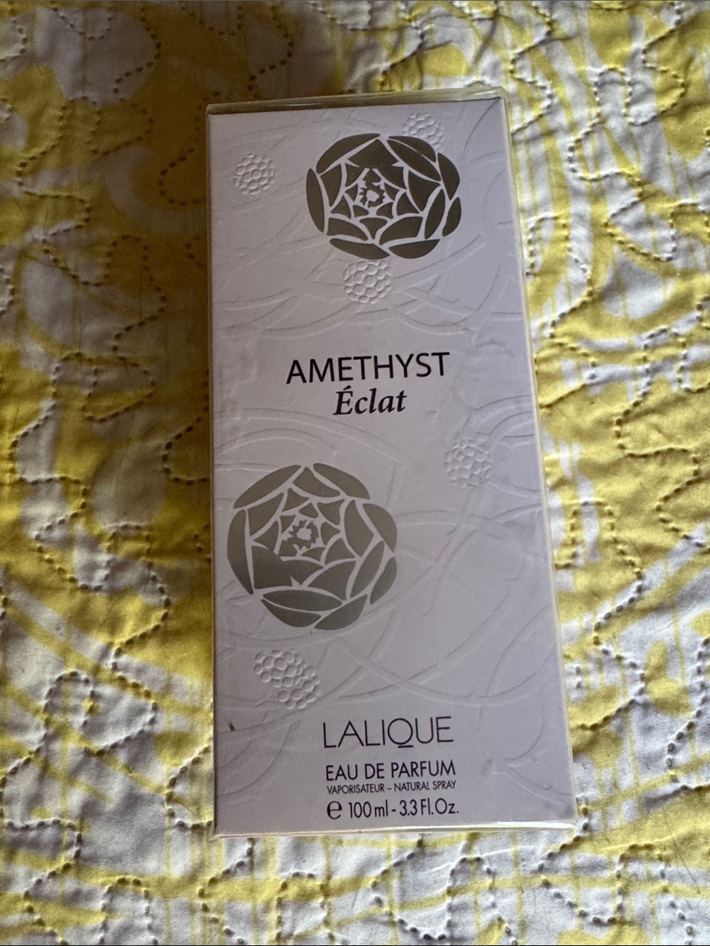 New Lalique Amethyst Eclat perfume.